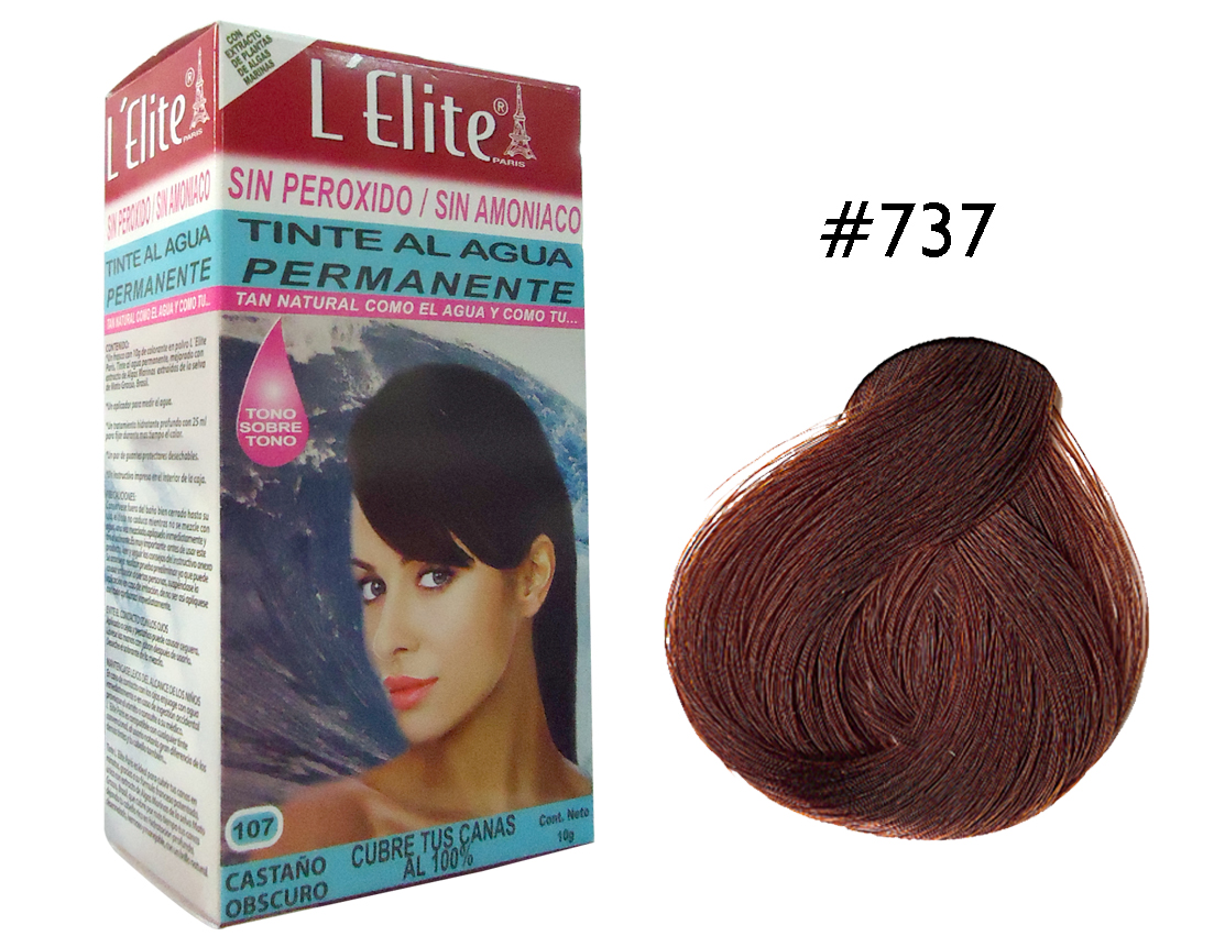 TINTE L ELITE #737 RUBIO CAOBA COBRIZO 10 GR. K