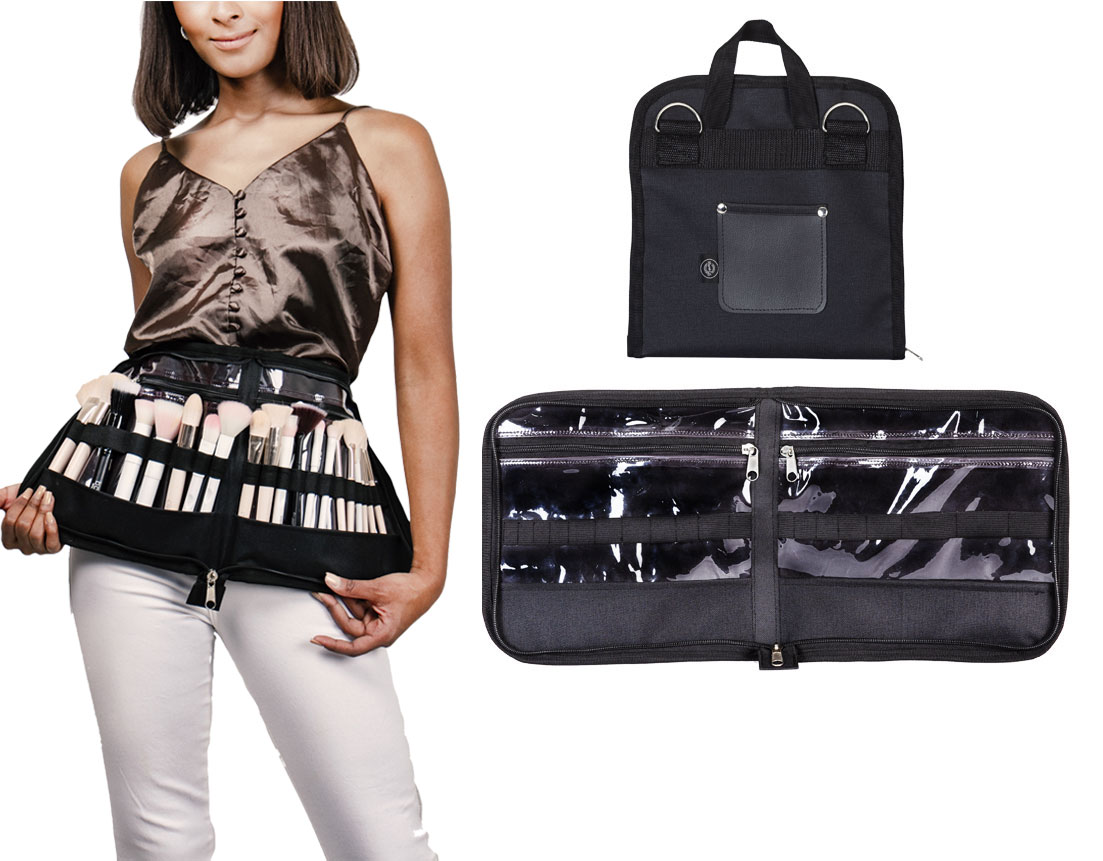 BOLSA PORTA BROCHAS NEGRO 1966 BTS-SB-28