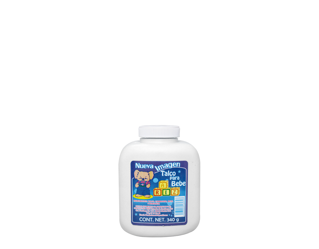 TALCO P/BEBE CH. BLANCO 340 GR.