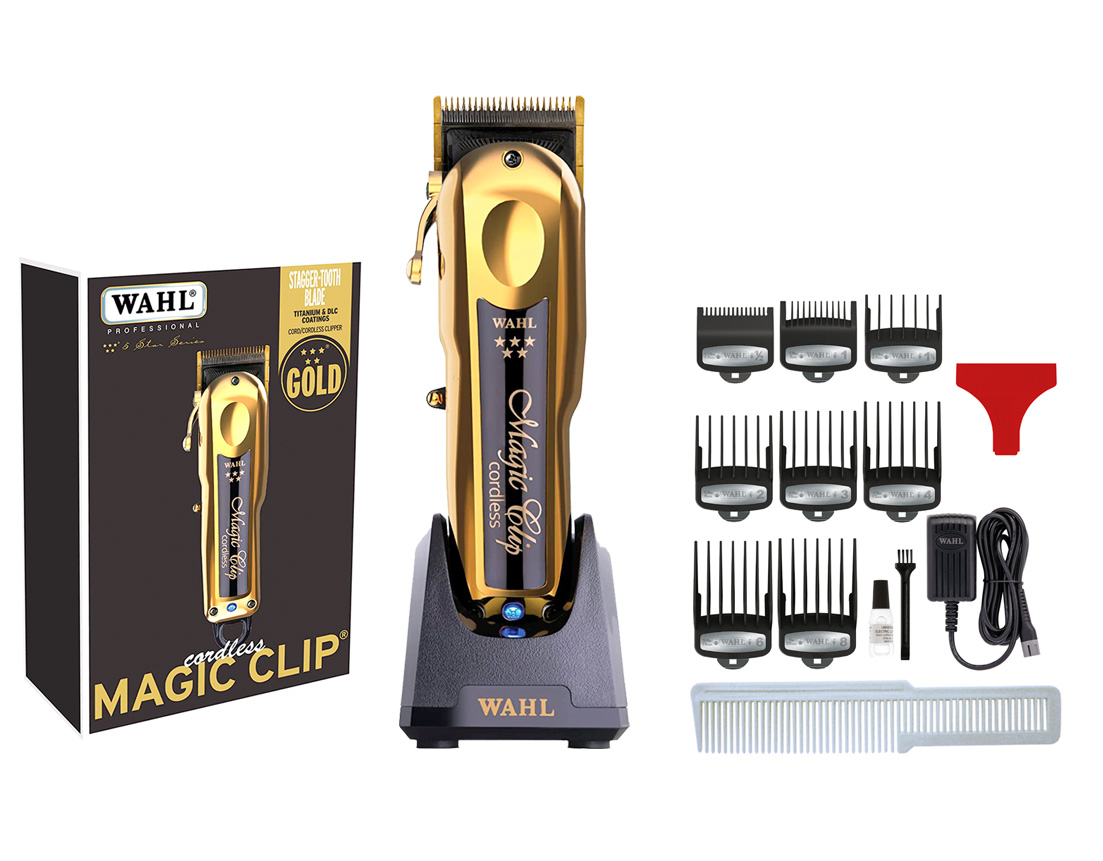 WAHL MAGIC CLIP CORD-CORDLESS GOLD 8148-700
