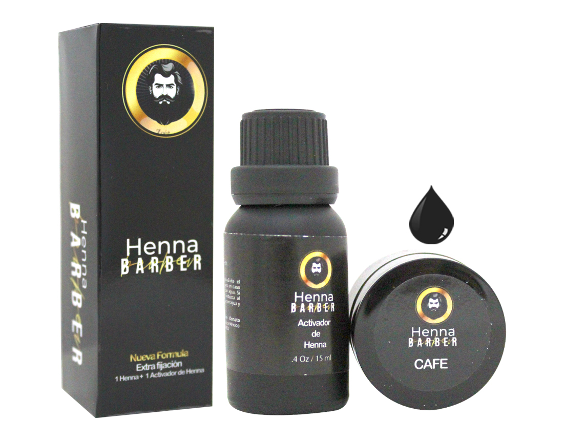 HENNA BARBER NEGRA ZOE 5 GRS C/ACT DE 15 ML