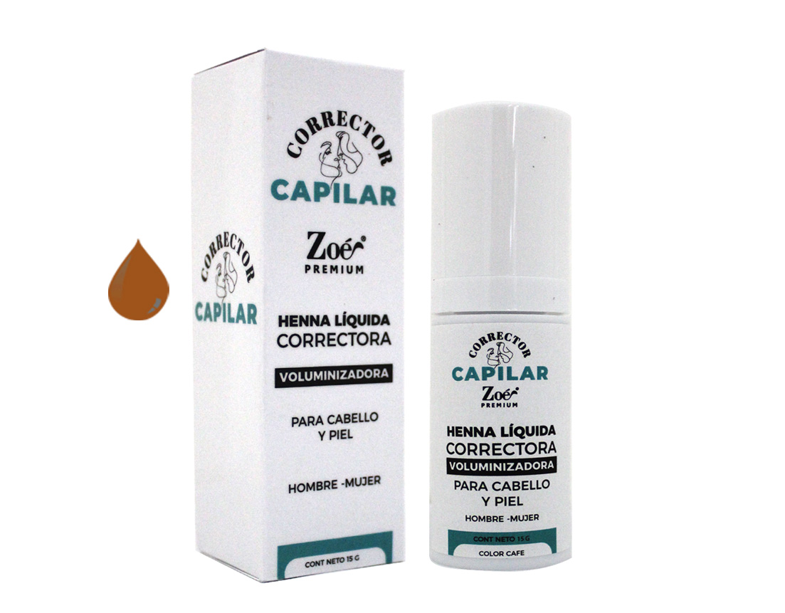 HENNA LIQUIDA CORRECTOR CAPILAR 15ML COBRIZO