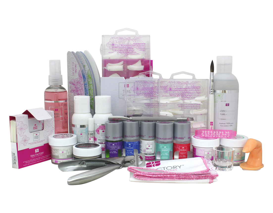 KIT ACRILICO PROFESIONAL NAIL FACTORY