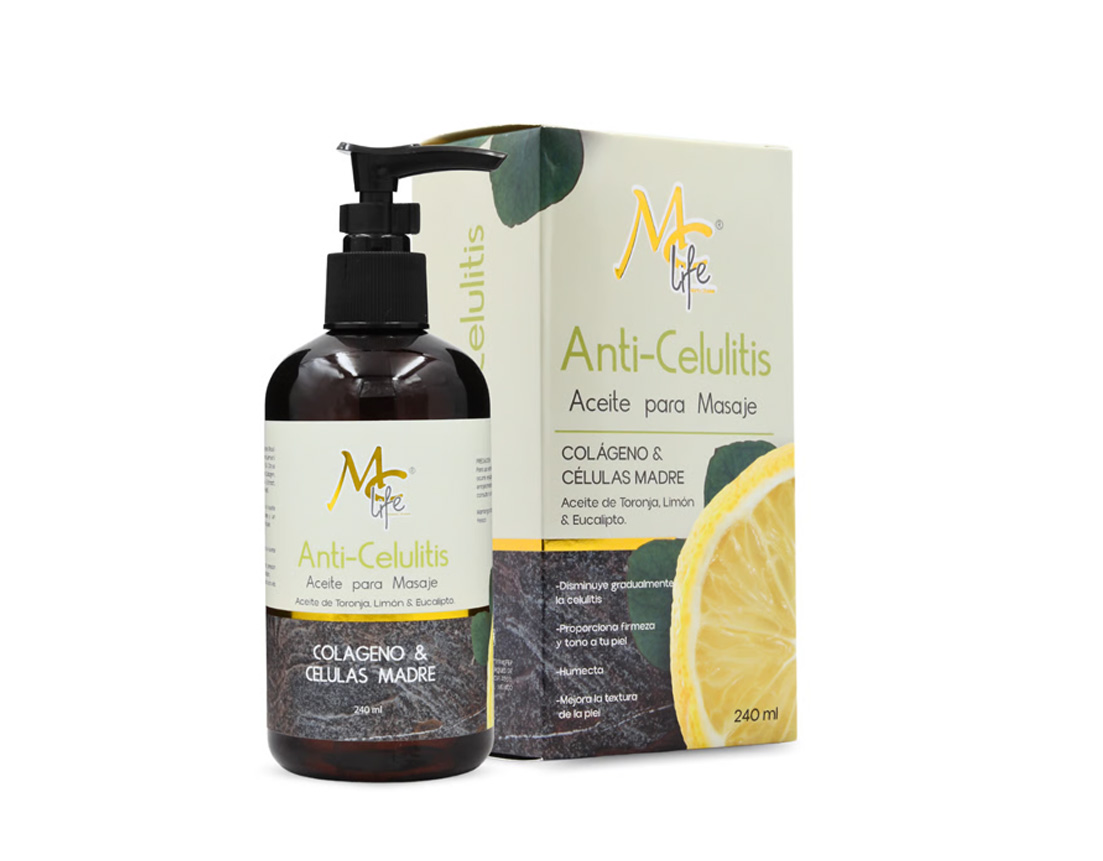 MC LIFE ANTI CELULITIS ACEITE PARA MASAJE 240ML