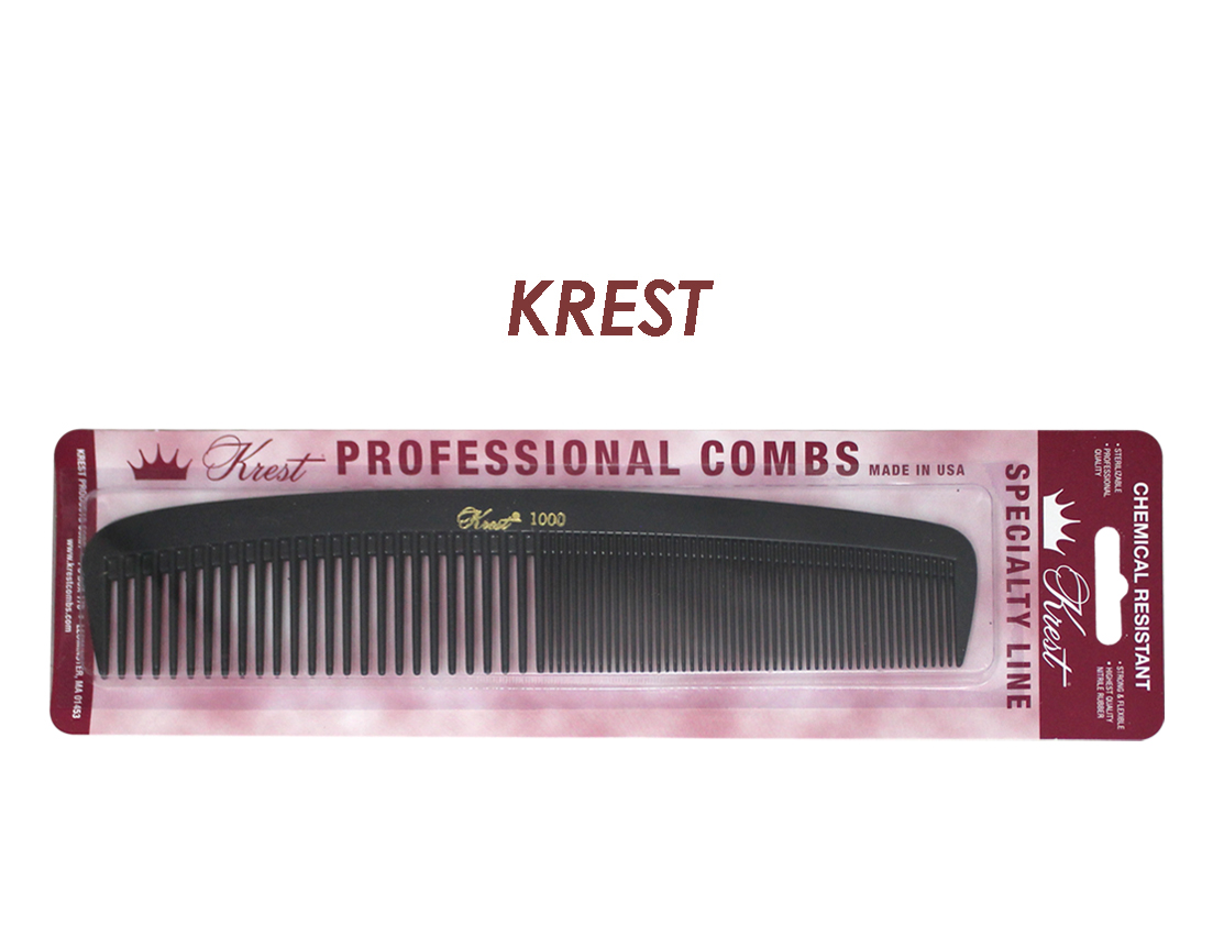 PEINE T/TOCADOR KREST CURVO GRANDE NEGRO 1000